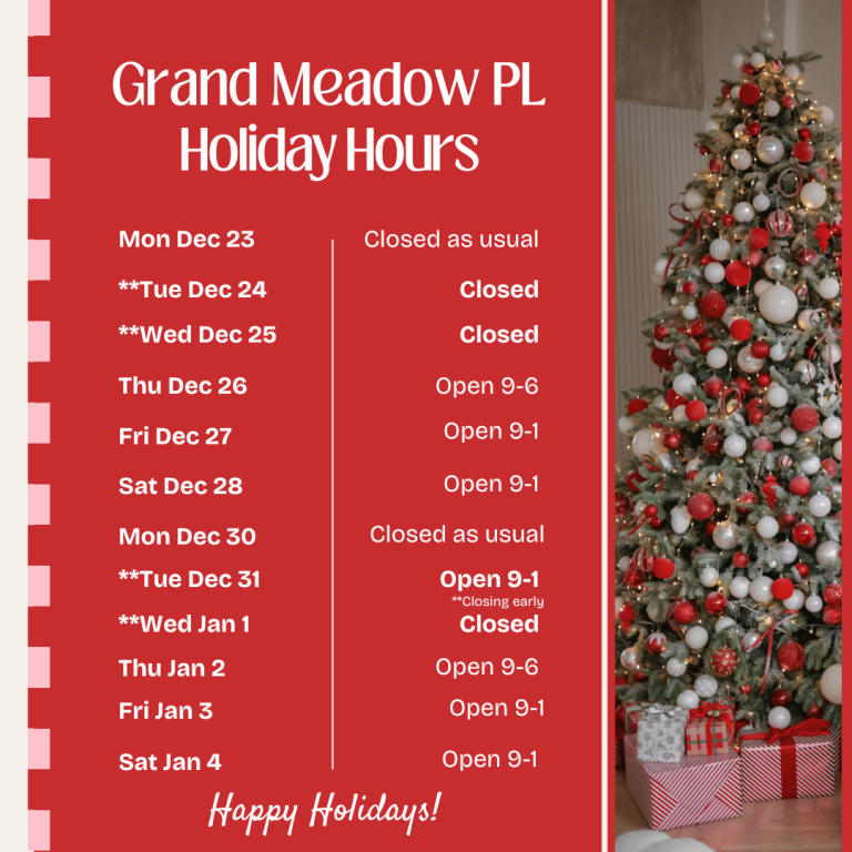 Holiday hours